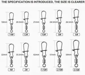 釣り鯉タックルスイベルスナップスイベル卸売新しい革新