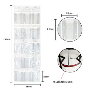Nuevo producto: Organizador transparente de PVC con 15 compartimentos, bolsa de almacenamiento para auriculares para la puerta del aula. - Product Image 4