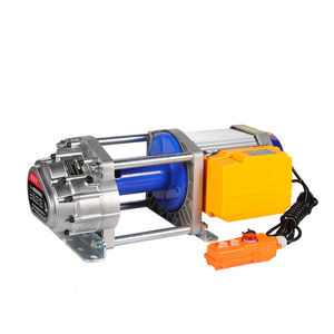 Derek listrik 220V dengan 5 Ton kapasitas baru kawat logam campuran aluminium tali pengangkat kerekan untuk membangun panggung industri 2 Ton digunakan - Product Image 1