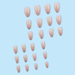 ชุดอุปกรณ์ทำเล็บแบบกลิตเตอร์ทรงกลิตเตอร์ทรงชาอัลมอนด์กลิตเตอร์ติดเล็บคุณภาพสูงพร้อมบรรจุภัณฑ์ติดฉลากตามต้องการ - Product Image 3