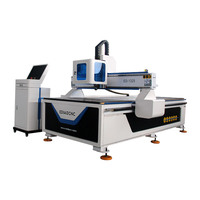 Servomotor de alta velocidad con mesa de vacío/ranura en T, máquinas de enrutador CNC para trabajo en madera profesional,