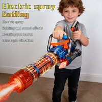 Pistolet jouet électrique pour garçons avec effets sonores et lumineux, pistolet de jeu réaliste, jouets de tir simulés, armes électriques pour enfants