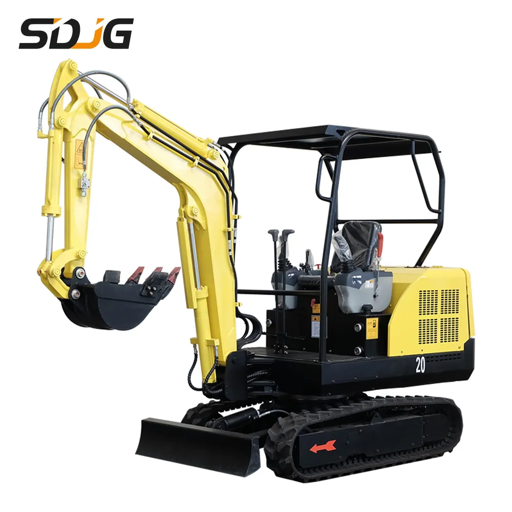 Trung Quốc nhà máy Trung Quốc Mini Digger Micro Digger 2.5 tấn Mini Máy xúc mini Máy xúc với file đính kèm cho bán