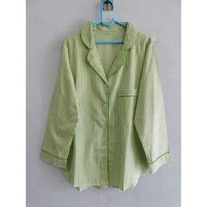 Two Piece Floral Print Pajama Set 100% Cotton Long Sleeve Woven Shirt and <b>Pants</b> Soft Comfortable Summer Sleepwear Nightwear - Product Image 6