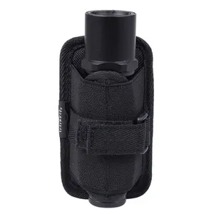 UltraFire Tactical Stretchy Flashlight Holster Bag with Rotatable Belt Clip for Ultra Fire WF-502B/T6/L2/C8 Sure Fire 6P