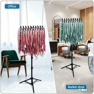 Factory Cheaper Foldable Adjustable <b>Braiding</b> Hair Rack Stand Precision-Made China Hair Storage Hair <b>Extension</b> Holder - Product Image 4