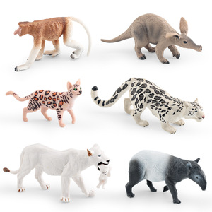 Simulation transfrontalière d'animaux sauvages avec des oursons lionne blanche aardvark chat du <span class=keywords><strong>Bengale</strong></span> proboscis singe tapir léopard des neiges - Product Image 5