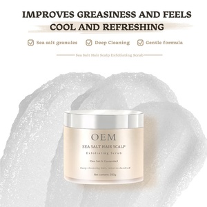 Champú Anticaspa para el Cuidado del Cuero Cabelludo <span class=keywords><strong>de</strong></span> Marca Privada, Exfoliante y Desintoxicante con <span class=keywords><strong>Sal</strong></span> Marina para Cuero Cabelludo Seco - Product Image 1