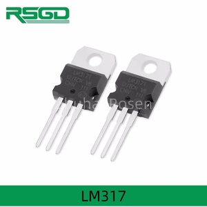 10 Uds LM317T <span class=keywords><strong>LM317</strong></span> ICs regulador de voltaje lineal de 3 terminales positivo ajustable 1.5A componente electrónico 1 salida TO-220 paquete - Product Image 2