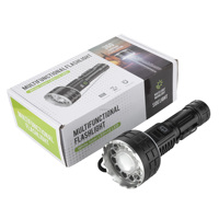 Lampe torche à base magnétique haute puissance Bright Bird, rechargeable par USB, super lumineuse, en aluminium, LED IP44, avec clip de poche, pour la sécurité en extérieur