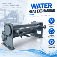 Refroidisseur industriel refroidi par eau de 120 CV pour le refroidissement des usines de fabrication et le fonctionnement continu des processus