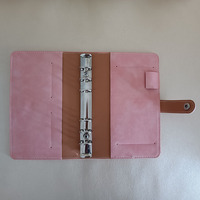 Carnet de notes A6 en cuir Pu à couverture souple, Portable et personnalisé, classeur à feuilles mobiles, classeur à anneaux