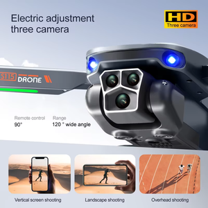 Dron de Juguete S115 <span class=keywords><strong>4k</strong></span> Profesional HD, Económico y de Largo Alcance, con Estabilizador de Gimbal <span class=keywords><strong>4k</strong></span>, Dron de Entrega con <span class=keywords><strong>GPS</strong></span> <span class=keywords><strong>4k</strong></span> - Product Image 3