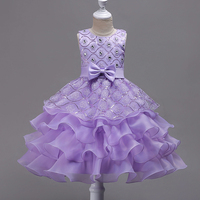 Robe de princesse en mousseline à volants sans dos pour grandes filles, longueur cheville, avec nœud élégant, respirante, pour l'été, vente en gros sur mesure