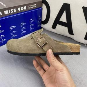 Sandales <span class=keywords><strong>Birkenstock</strong></span> pour hommes sur mesure, semelle en liège pour l'été, bout séparé pour l'extérieur, idéales comme chaussons - Product Image 2