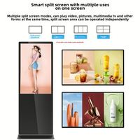 Pantalla Digital de Señalización de 55 Pulgadas con Pantalla Táctil, 1 Año de Garantía, para Uso en Ascensores, Sistema Operativo Android/Windows, Publicidad de Texto en Interiores