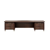 Chaise de bureau de luxe moderne pour PDG, combinaison avec cadre et panneau en bois massif, pour villa commerciale, mobilier de haute qualité