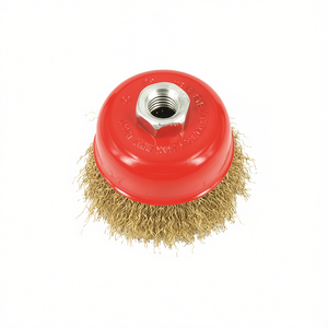 Cepillo de alambre corrugado M14 de acero 6500 Giri Min para pulido de metales - Product Image 2