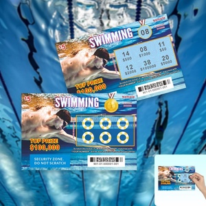 Impresión de Boletos de Lotería Rasca y Gana Personalizados con Tecnología de Seguridad Anti-Falsificación con Datos Variables UV - Product Image 1