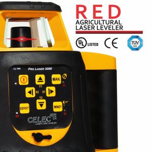 Láser Rotatorio Celec PRO 5000 de la Mejor Calidad + Láser Rojo de Largo Alcance con Autonivelación, 1500 Metros de Alcance para Agricultura a Buen Precio - Product Image 5