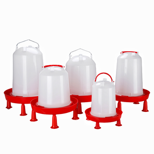 <span class=keywords><strong>Abbeveratoio</strong></span> per Pollame da 3L, in Plastica con Gambe per Pulcini e Anatre, <span class=keywords><strong>Abbeveratoio</strong></span> Automatico Rosso per Polli - Product Image 1