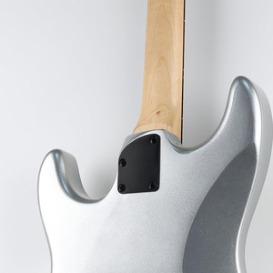 Placa de cuello de guitarra cromada de 4 orificios, cubierta curva para barra de truss con tornillos para reemplazo de guitarra eléctrica/bajo - Product Image 6