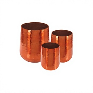 Juego de 3 macetas independientes en tres tamaños diferentes, macetas sin óxido y macetas grandes de metal a precios razonables - Product Image 1