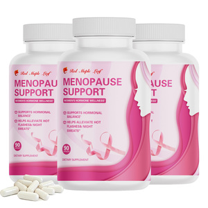 Cápsulas de Apoyo para la <span class=keywords><strong>Menopausia</strong></span> - Suplemento Herbal 11 en 1 para el Equilibrio Hormonal, Alivio de las Afiuras y Sudoración Nocturna, Vegano Sin OMG - Product Image 1