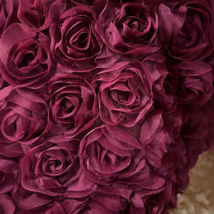 Prix usine brodé 3D Rose tissu broderie dentelle broderie Rose blanche dentelle <span class=keywords><strong>Lolita</strong></span> robe pour <span class=keywords><strong>la</strong></span> fabrication de nappe - Product Image 2