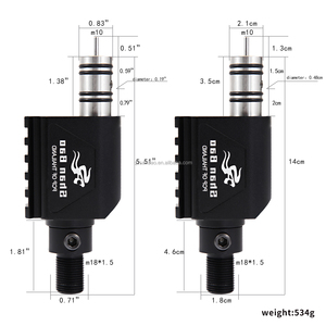 Valvola PCP Sommergibile Shan Bao Ultima Versione, Valvola Tipo <span class=keywords><strong>Z</strong></span> in Lega di Alluminio, Regolatore Interruttore Camera d'Aria con Guida da 20mm - Product Image 1