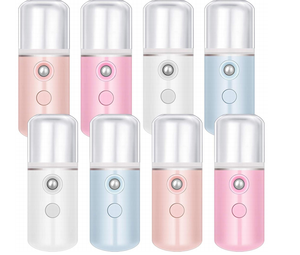 เครื่องพ่นละอองน้ำแบบพกพาขนาดเล็ก ชาร์จผ่าน USB สำหรับใช้ในบ้าน ดูแลผิวหน้า ขนตา ไอออนิก ใช้ในรถยนต์ กลางแจ้ง เทคโนโลยีนาโน - Product Image 1