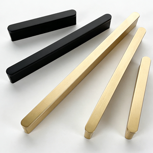 Furniture Hardware Cabinet T Bar Expensive Aluminum <strong>Door</strong> Wardrobe Pull Furniture Drawer Cupboard Gold Chrome Cabinets Handles - Product Image 1