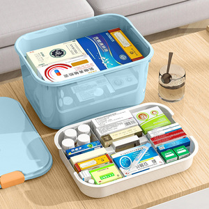 GREENSIDE, caja de almacenamiento portátil de gran capacidad para medicamentos, contenedor de prevención de epidemias para el hogar para dormitorio médico o <span class=keywords><strong>familia</strong></span> pequeña - Product Image 3