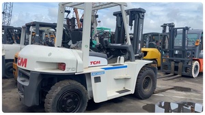 <b>Used</b> TCM FD70 7Ton Diesel Forklift Original Import Low Working Hour Full Components Good Condition Container Forklift - Product Image 1