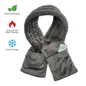 Pacco di calore con perline di argilla con coperchio per collo e spalle riscaldamento a microonde per più parti del corpo - Product Image 2
