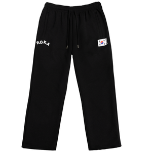 ROKA Pantalon de survêtement athlétique pour hommes, style coréen, pantalon de jogging, taille élastique, décontracté, en coton, confortable - Product Image 1