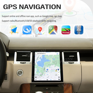 <span class=keywords><strong>Android</strong></span> đài phát thanh xe cho Land Rover phạm vi thể thao L320 2009-2013 hệ thống kép Video Player màn hình cảm ứng GPS navigation và AC màn hình - Product Image 2