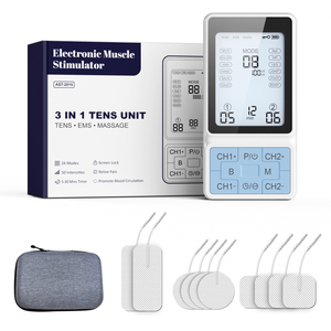 Masseur TENS pour la récupération des blessures sportives, grand écran LCD, masseur numérique à impulsions, appareil de physiothérapie, relaxation du corps entier - Product Image 4
