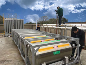 499L 2.5mpa Grande bouteille Dewar horizontale portable légère isolée sous vide pour le <span class=keywords><strong>travail</strong></span> sur le terrain - Product Image 2