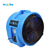 Ventilateur industriel à profil bas de 16' Zoom Commercial à haute pression pour la circulation d'air frais et le séchage des sols