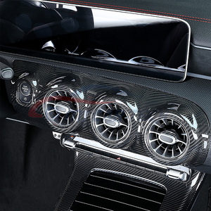 Per <span class=keywords><strong>Mercedes</strong></span> <span class=keywords><strong>Benz</strong></span> CLA/A classe CLA200/260/180 AMG 2020 W118 pannello di uscita dell'aria in fibra di carbonio A secco adesivo decorazione per interni - Product Image 3