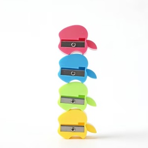 Sacapuntas de Plástico al por Mayor con 1 Orificio, en Forma de Manzana, para Estudiantes Escolares, para Promoción - Product Image 2