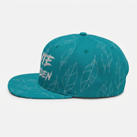 Casquette Snapback Unisexe à Visière Plate avec Broderie 3D Personnalisée, Logo Lettre, Style Sportif Décontracté, Idéale pour les Fêtes et les Activités de Plein Air