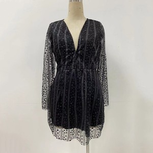 New Style Spring <strong>Summer</strong> <strong>Sequin</strong> Long Sleeve <strong>Dresses</strong> Party Dinner <strong>Sexy</strong> <strong>Bodycon</strong> <strong>Dress</strong> - Product Image 5