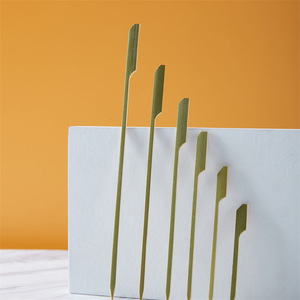 Best-seller Brochettes Teppo en bambou <span class=keywords><strong>de</strong></span> 9cm en cuir vert pour cure-dents alimentaires Bâton <span class=keywords><strong>de</strong></span> <span class=keywords><strong>fruits</strong></span> BBQ Party - Product Image 5