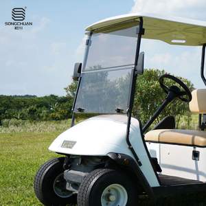 EZGO TXT <b>Brown</b> Folding <b>Tinted</b> Glass 4mm-5mm for Golf Cart Electric Vehicle Direct From Manufacturer - Product Image 1