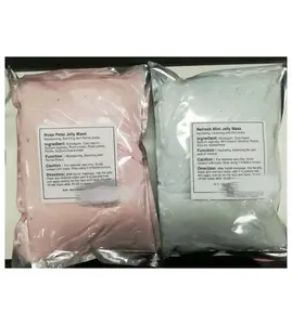 Oem masker wajah, bubuk masker wajah karet kupas lembut asam Hyaluronic emas 24k Jelly 1kg