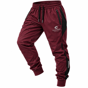 Performance Gym Joggers <b>Men</b> Activewear <b>Running</b> Workout <b>Pants</b> Breathable Fitness Training Tapered Sports Trousers Athletic - Product Image 2