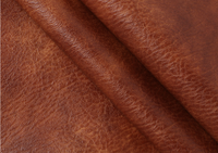 Vintage Crazy Horse-Optik Elefantenmuster-Stoff mit Nappaleder-Rückseite aus Semi-PU-Leder für Geldbörsen, Handtaschen und Polsterungen