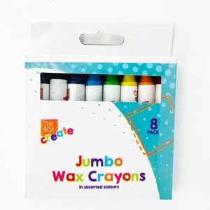 Crayons de cire flexibles colorés de qualité supérieure pour enfants, en vrac - Product Image 2